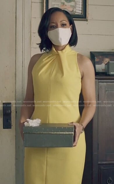 Charley's yellow dress on Queen Sugar