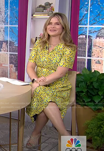 Jenna's yellow floral dress on Today