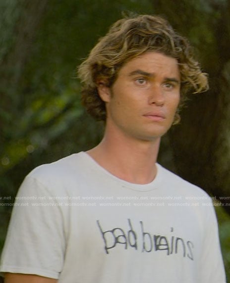 John B's bad brains t-shirt on Outer Banks