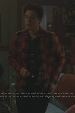 Jughead's check jacket on Riverdale