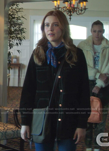 Nancy's green jacket on Nancy Drew