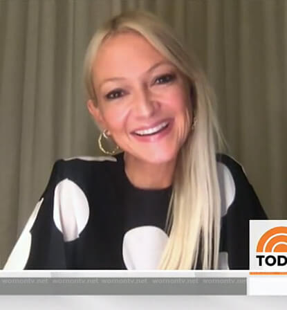 Zanna Roberts Rassi's polka dot blouse on Today