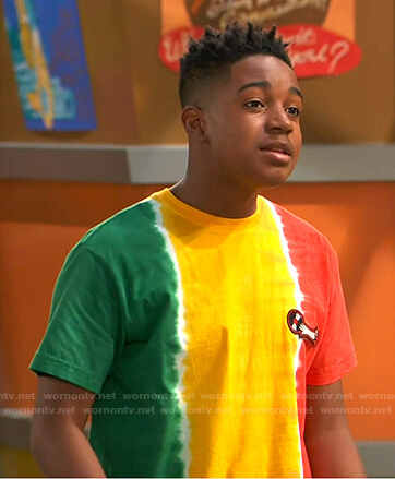 Booker's tie dye tee on Ravens Home