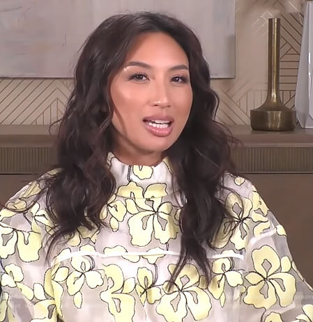 Jeannie's floral sheer dress on The Real