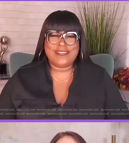 Loni's utility jumpsuit on The Real