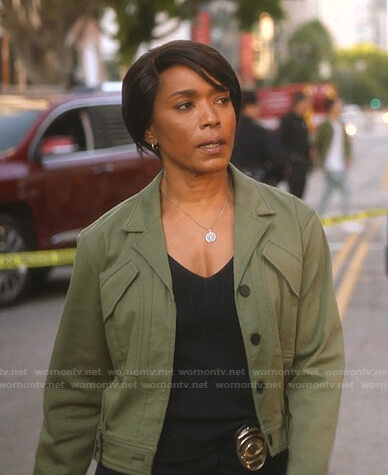 Athena's green jacket on 9-1-1