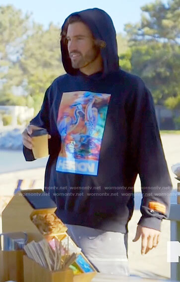 Brody's Heron graphic hoodie on The Hills New Beginnings