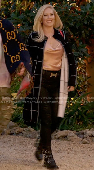 Heidi's checked coat on The Hills New Beginnings