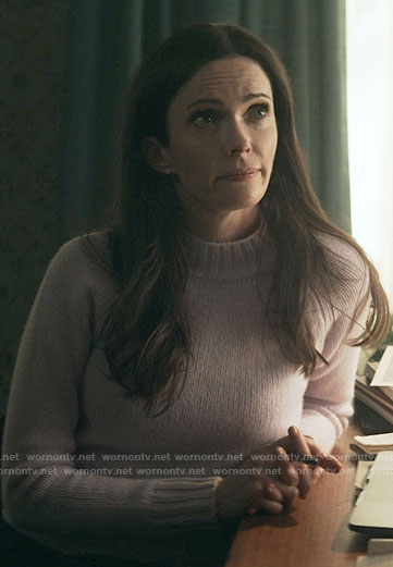 Lois's lilac sweater on Superman and Lois