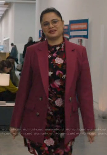 Mel's pink floral dress on Charmed