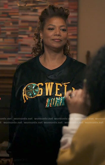 Robyn's Roswell Funk pullover on The Equalizer