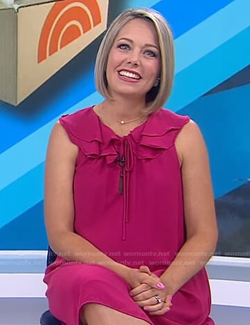 Dylan's pink maternity dress on Today