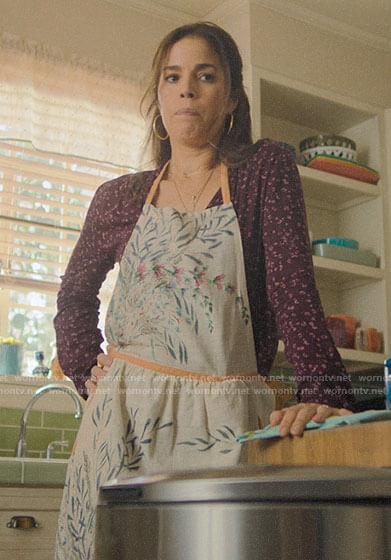 Isabel's floral robe on Love, Victor