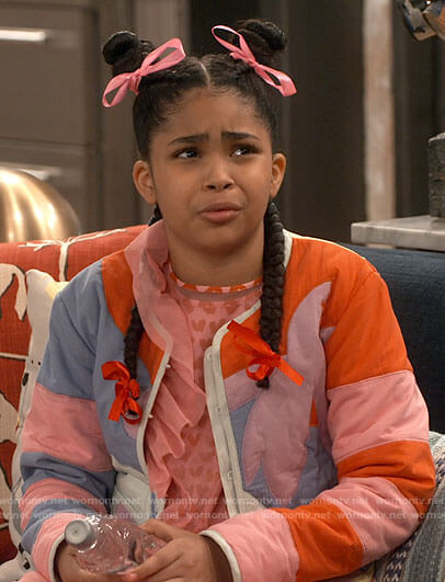 Millicent's palm tree jacket on iCarly