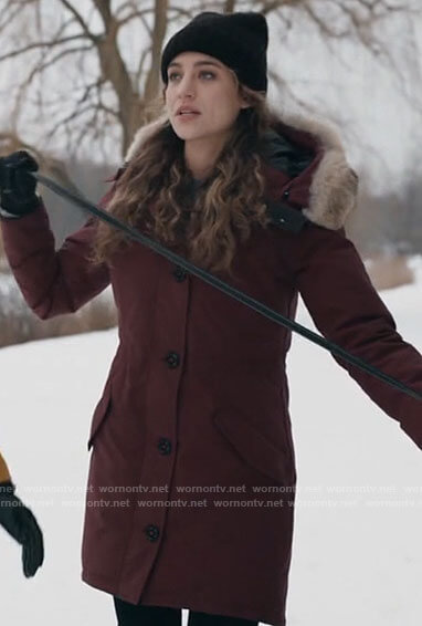 Sarah's red parka on The Republic of Sarah