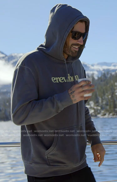 Brody's erewhon hoodie on The Hills New Beginnings