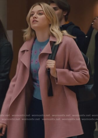 Grace's blue floral sweater on Nurses