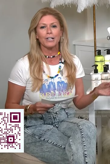 Jill's Duran Duran print tee and jeans on Today