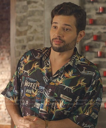 Sam's print short sleeve shirt on Dynasty