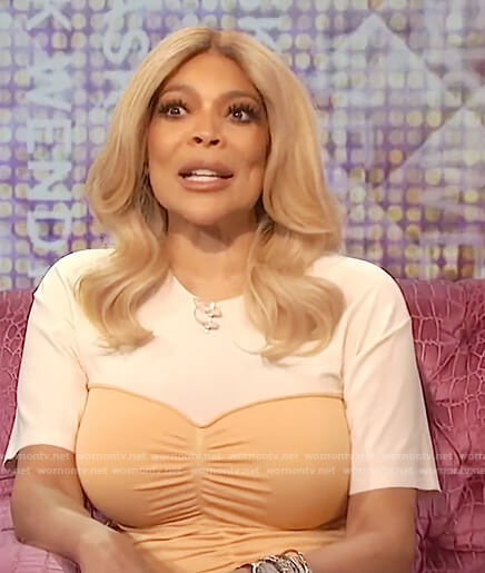 Wendy's ruched front tee dress on The Wendy Williams Show
