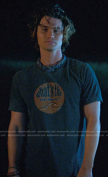 John B's What's The Tide tee on Outer Banks