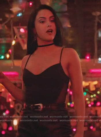 Veronica's black cami on Riverdale