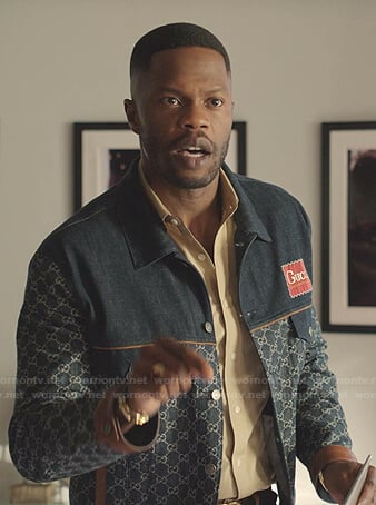 Jeff's Gucci denim jacket on Dynasty