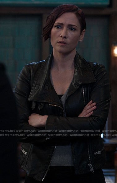 Alex's leather jacket on Supergirl