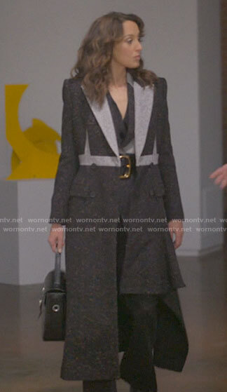 Bette's long grey coat on The L Word Generation Q