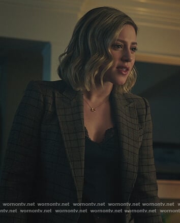 Betty's brown plaid blazer on Riverdale