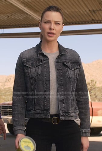 Chloe's grey denim jacket on Lucifer