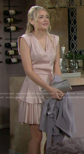 Faith's date night dress on The Young and the Restless