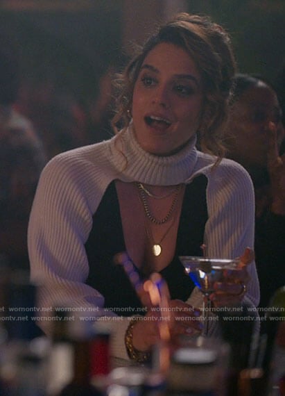 Gigi's turtleneck sleeves on The L Word Generation Q