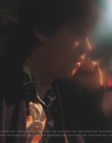 Jughead's geometric print shirt on Riverdale