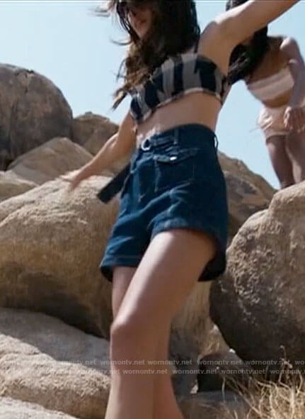 Kendalls denim shorts on American Horror Story