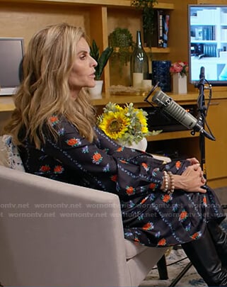 Maria's floral print pleated dress on Today
