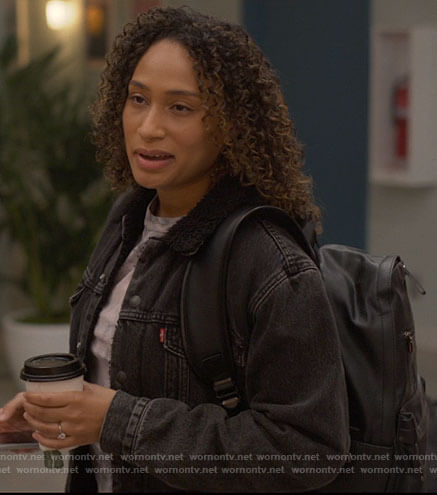 Sophie's black denim jacket on The L Word Generation Q
