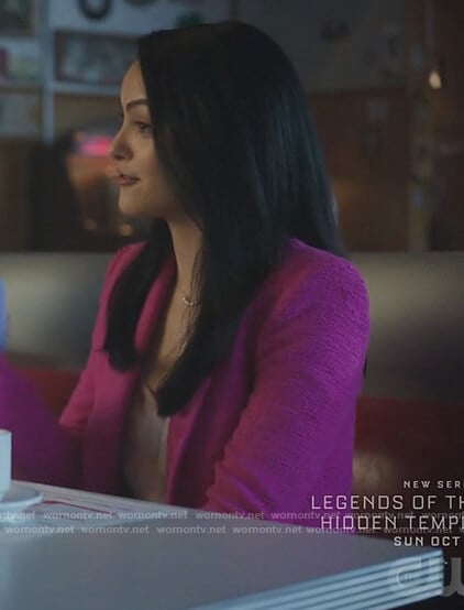 Veronica's pink tweed blazer on Riverdale