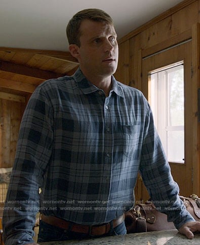Casey's blue plaid shirt on Chicago Fire