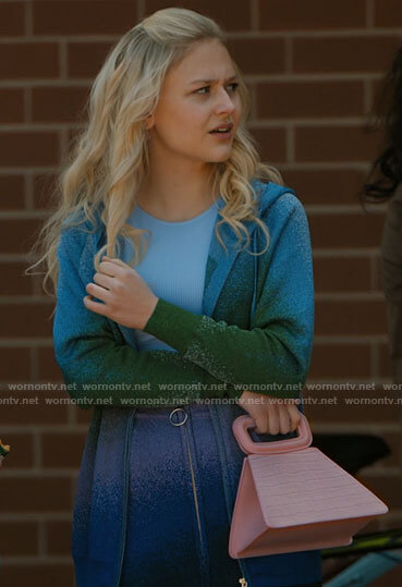 Lexy's ombre hoodie and skirt set on Chucky