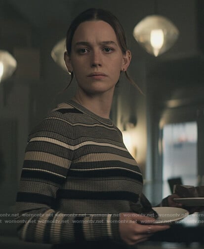 Love's gray stripe sweater on You