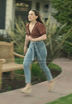 Love's tie waist jeans on You