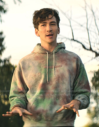 Theo's tie dye hoodie on You