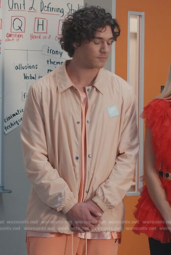 Jamie's orange Nike jacket on Saved By The Bell