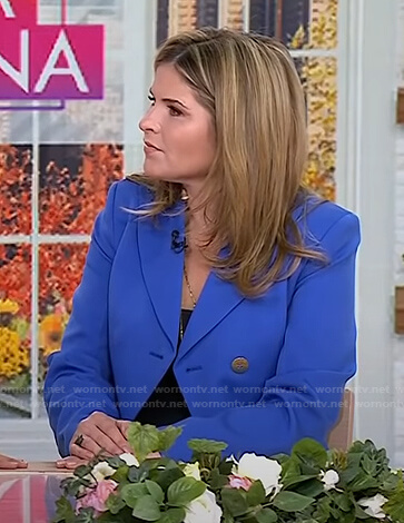 Jenna's blue blazer on Today
