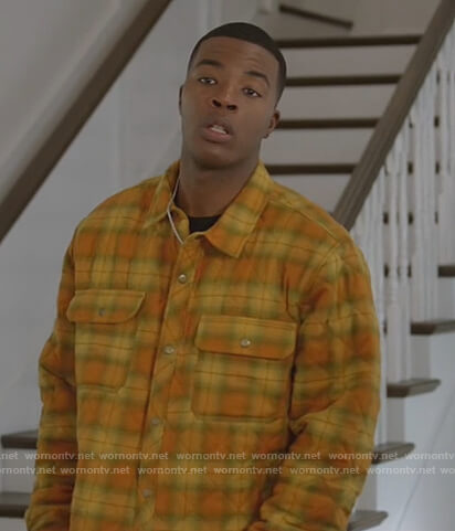Spencer's yellow plaid jacket on All American
