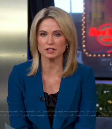 Amy's blue blazer on Good Morning America