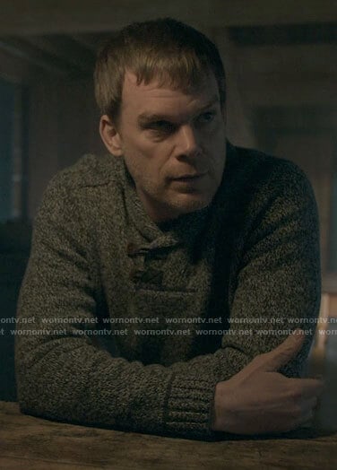 Dexter's button neck sweater on Dexter New Blood