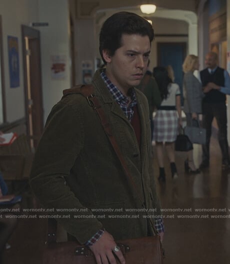 Jughead's green corduroy jacket on Riverdale