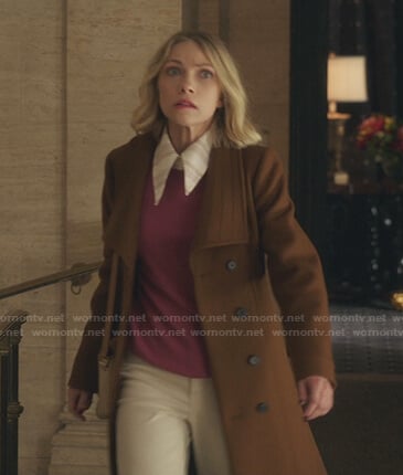 Kate's brown coat on Gossip Girl